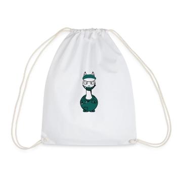 The Alpaca Surgical Sister - Drawstring Bag - white - Front