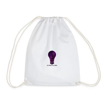 Do what you think - Drawstring Bag - white - Front