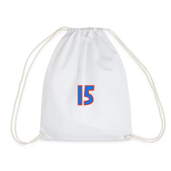 15. 15 YEARS. 15th ANNIVERSARY. 15 YEAR ANNIVERSARY. - Drawstring Bag - white - Front