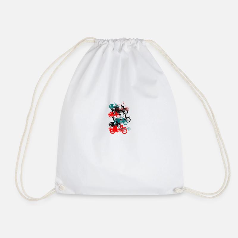Schwalbegrafik 1 - Drawstring Bag - white