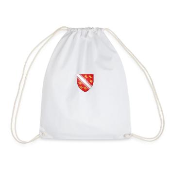 Blason de l'Alsace - Sac de sport léger - blanc - Devant