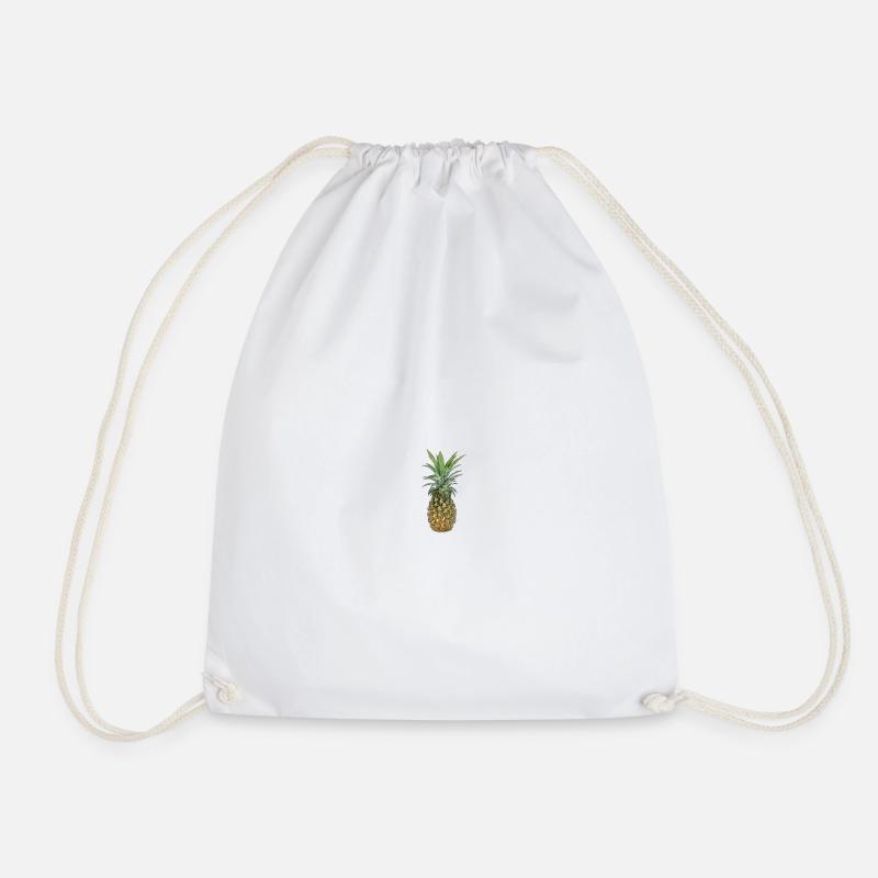 Ananas | Pineapple - Turnbeutel - Weiß