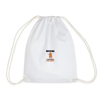 Conception de chemise de jeu Double Bass Master - Sac de sport léger - blanc - Devant