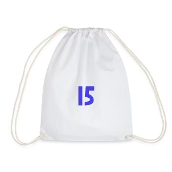 15. 15 YEARS. 15th ANNIVERSARY. 15 YEAR ANNIVERSARY. - Drawstring Bag - white - Front