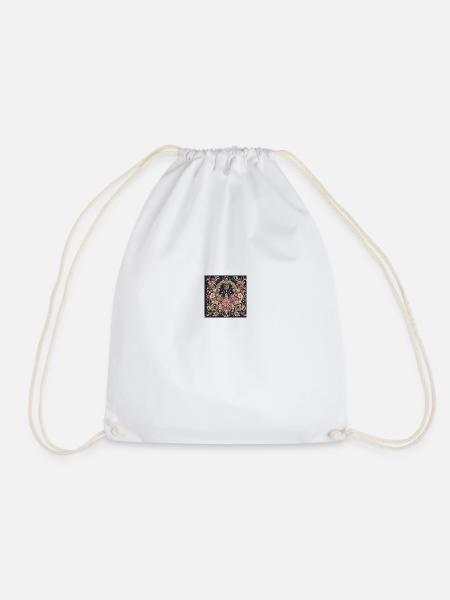 Mandala Vision - Drawstring Bag - white