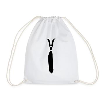 cravate - Sac de sport léger - blanc - Devant