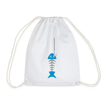 Poissons poissons des pêcheurs de poissons crâne s - Sac de sport léger - blanc - Devant