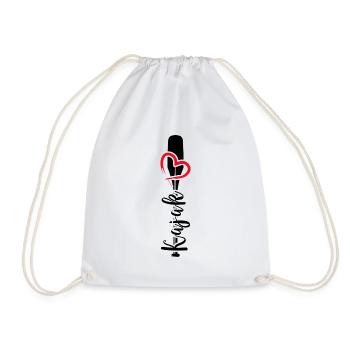 Kayak Kayak Tour Pagayer Kayak Love - Sac de sport léger - blanc - Devant