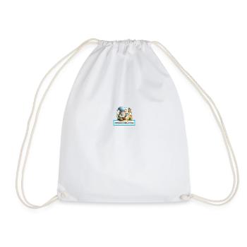 Dwarf and Butterfly Dwarf Class Design - Drawstring Bag - white - Front