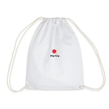 PING PONG - Turnbeutel - Weiß - Vorne