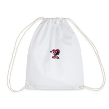 Roxy la Pinup - Sac de sport léger - blanc - Devant