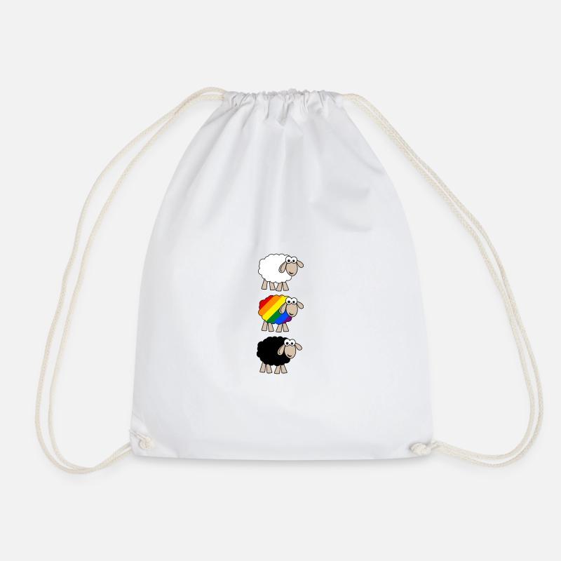 Mouton arc-en-ciel - Sac de sport léger - blanc