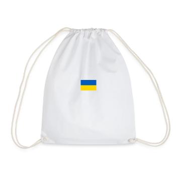 Drapeau de l’Ukraine - Sac de sport léger - blanc - Devant