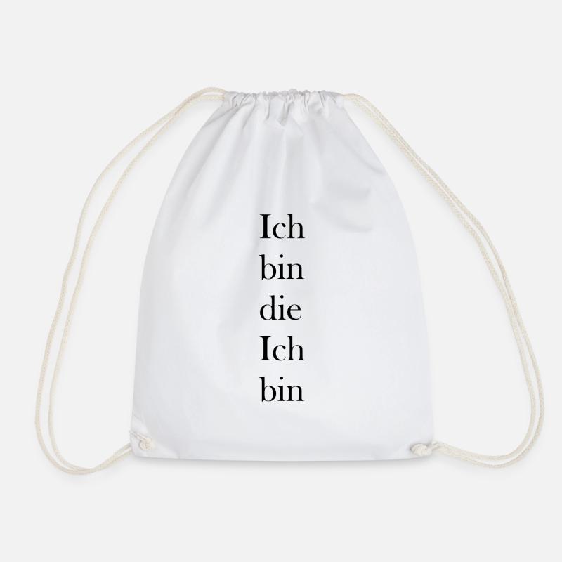 Ich bin die Ich bin - Turnbeutel - Weiß