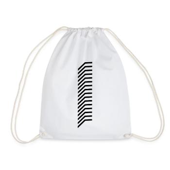 Unique number 1 - Drawstring Bag - white - Front