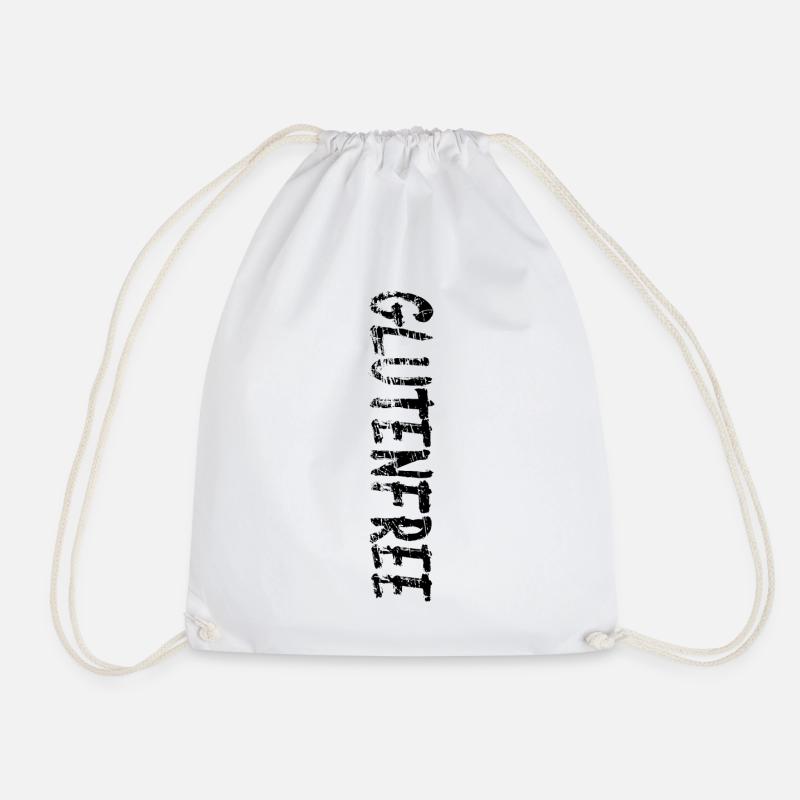Glutenfrei Zöliakie Spruch Geschenk - Turnbeutel - Weiß