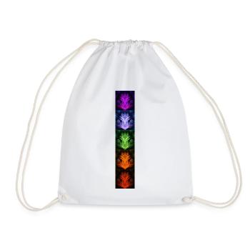 Nightflower Monkeyface - Drawstring Bag - white - Front