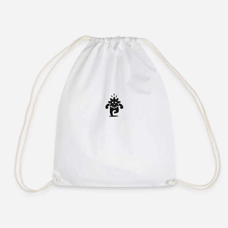 Sun - Drawstring Bag - white