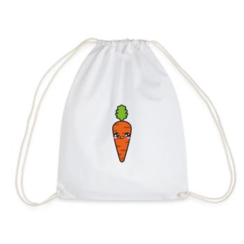 Carotte Carotte Carotte Légumes - Sac de sport léger - blanc - Devant