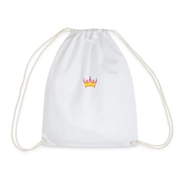 Sovereign Original Logo - Drawstring Bag - white - Front