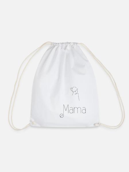 Mama - Turnbeutel - Weiß