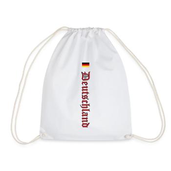 Allemagne avec vieux script allemand - Sac de sport léger - blanc - Devant