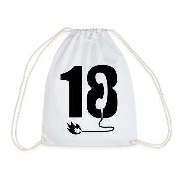 18 - Sac de sport léger - blanc - Devant