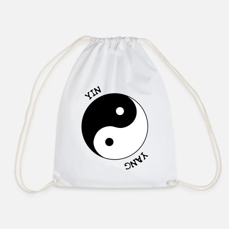 Yin Yang - Turnbeutel - Weiß