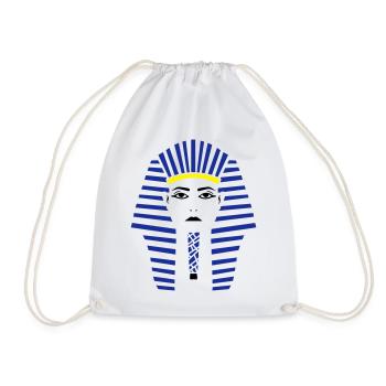 Pharaoh - Drawstring Bag - white - Front