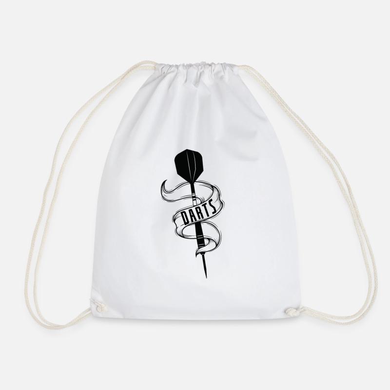Flèche fléchette - Sac de sport léger - blanc