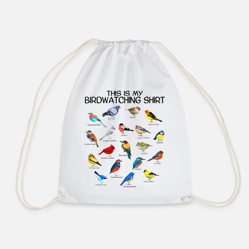 Observation des oiseaux Orinthologist Birdwatching Gift - Sac de sport léger - blanc