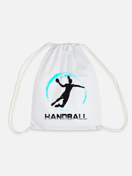 Handball - Turnbeutel - Weiß