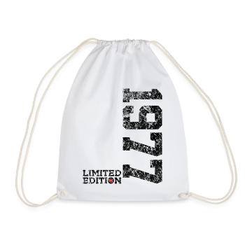 49TH BIRTHDAY 49 YEARS LIMITED EDITION 1977 - Drawstring Bag - white - Front