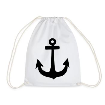 Ancre - Sac de sport léger - blanc - Devant