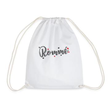 Romme Hobby Jeu de cartes à jouer Cartes à la pelle - Sac de sport léger - blanc - Devant