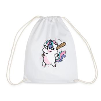 Licorne au baseball Mythical Creature Sport - Sac de sport léger - blanc - Devant