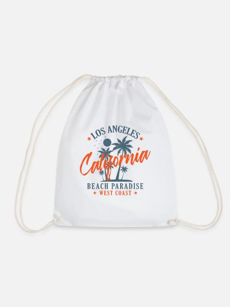 Los Angeles California Beach Paradise West Coast - Turnbeutel - Weiß