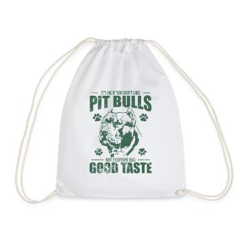 Ce n’est pas grave si vous n’aimez pas Pit Bulls Dog - Sac de sport léger - blanc - Devant