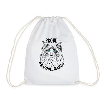 Proud Ragdoll Mama Hauskatze Rasse - Turnbeutel - Weiß - Vorne