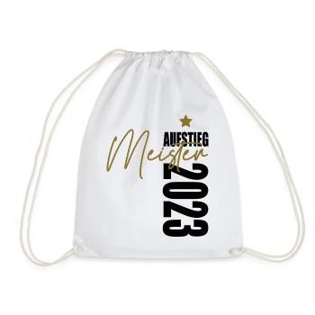 Meister 2023 Aufstiegstrikot Aufstieg 23 - Turnbeutel - Weiß - Vorne