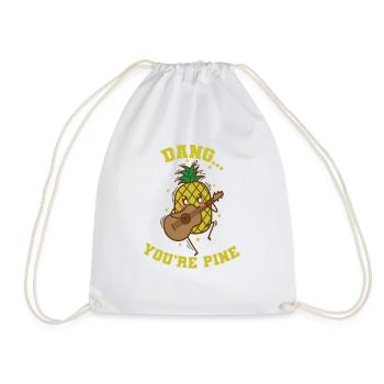 Dang You’re Pin Ananas Fruit Sucré Tropical - Sac de sport léger - blanc - Devant