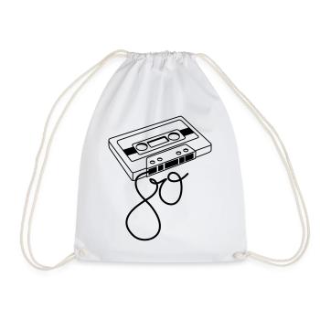 Années 80 - Sac de sport léger - blanc - Devant