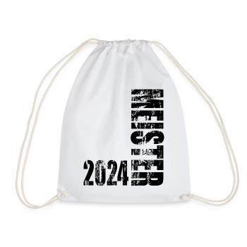 Abschluss Meister 2024 Vintage Design - Turnbeutel - Weiß - Vorne