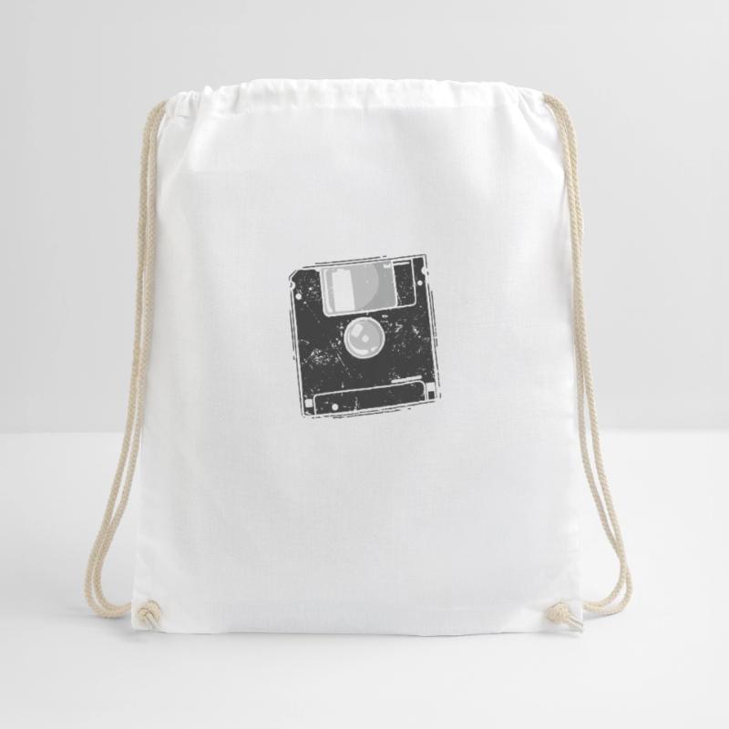 Floppy Disk Storage Module Disk Drawstring Bag