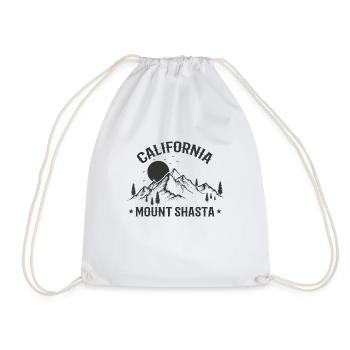 California, Mount Shasta, USA, California - Drawstring Bag - white - Front