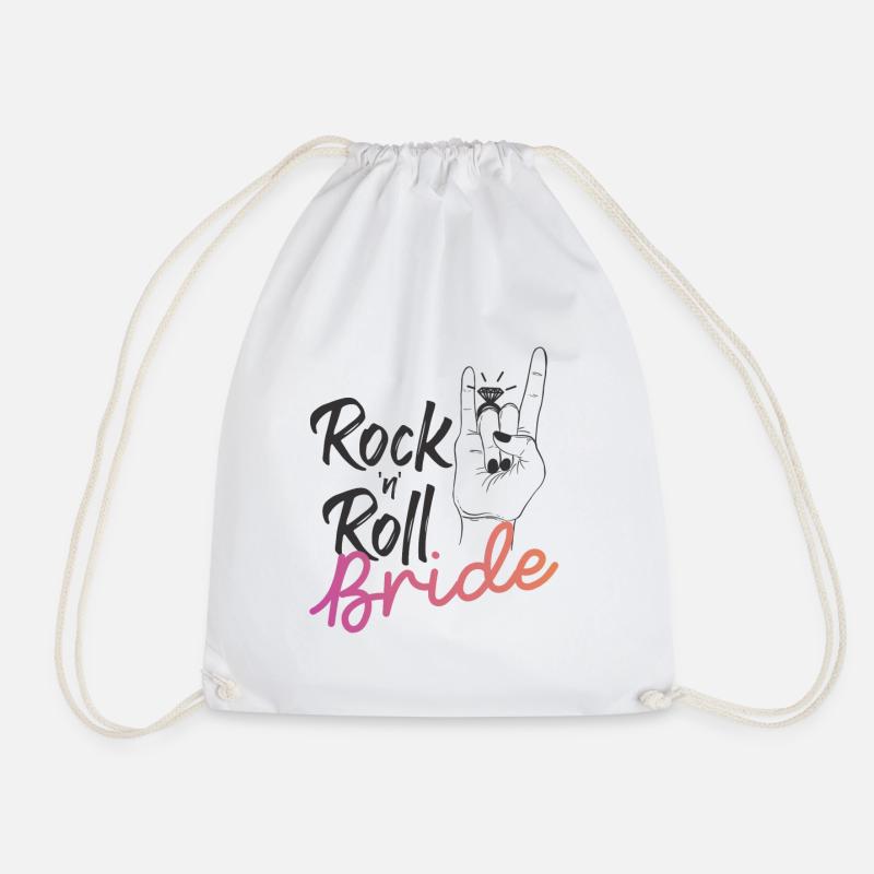 Mariée Rock 'n' Roll - Sac de sport léger - blanc