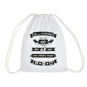 Noël Maria Carey Noir & Blanc - Sac de sport léger - blanc - Devant