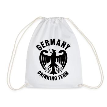 Germany Drinking Team - Turnbeutel - Weiß - Vorne