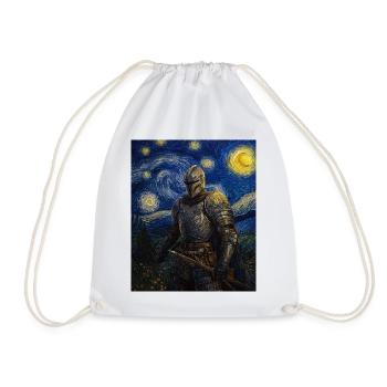 Nuit étoilée à la Ritter Van Gogh - Sac de sport léger - blanc - Devant