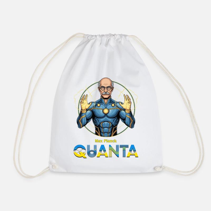 Quanta-Planck-Superheld - Turnbeutel - Weiß